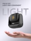 Rotatable Incense Burner / Auto Timer / Strong Fragrance / LED Indicator / 90° Rotation / 10 Times Burning Cycle - Black