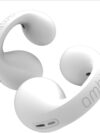 Ambie Sound Earcuffs Pro Upgrade TWS Wireless Earbuds, Bluetooth Earring Earphones, Sport Earbuds, Bone Conduction, Waterproof, Ideal for Women Gold, (WHITE)