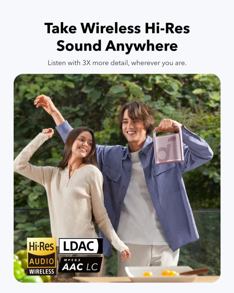 Soundcore Motion X500 Portable Bluetooth Speaker, Powerful Bluetooth Speaker, High Resolution Wireless Sound with Triple Details, 3 Drivers - Image 3