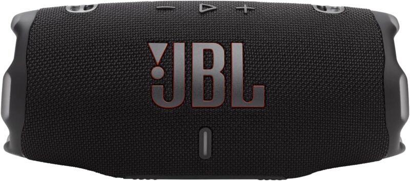 JBL Charge 6 – Portable Waterproof Bluetooth Speaker with Power Bank & Auracast, 28H Playtime, Fast Charging, Drop-Proof Design, Powerful Sound – Black. - Image 3