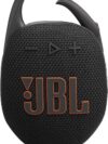 JBL Clip 5 Waterproof Bluetooth Speaker – Ultra-Portable, 12H Playtime, AURACAST (Multi-Speaker Connectivity), JBLCLIP5BLK, Black