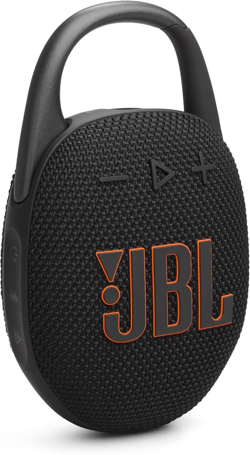 JBL Clip 5 Waterproof Bluetooth Speaker – Ultra-Portable, 12H Playtime, AURACAST (Multi-Speaker Connectivity), JBLCLIP5BLK, Black - Image 4