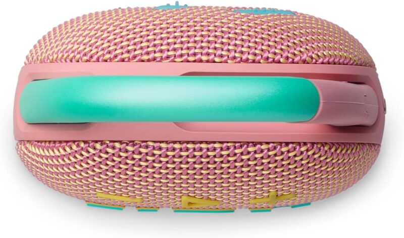 JBL Clip 5 Waterproof Bluetooth Speaker – Ultra-Portable, 12H Playtime, AURACAST (Multi-Speaker Connectivity), JBLCLIP5PINK, Pink - Image 7