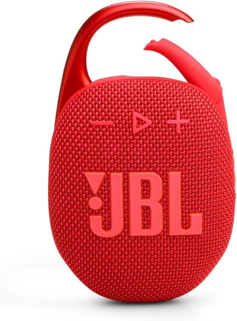 JBL Clip 5 Waterproof Bluetooth Speaker – Ultra-Portable, 12H Playtime, AURACAST (Multi-Speaker Connectivity), JBLCLIP5RED, Red - Image 5