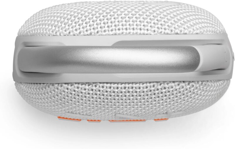 JBL Clip 5 Waterproof Bluetooth Speaker – Ultra-Portable, 12H Playtime, AURACAST (Multi-Speaker Connectivity), JBLCLIP5WHT, White - Image 2