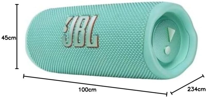 JBL Flip 6 Portable Bluetooth Speaker with 2-way speaker system and powerful JBL Original Pro Sound, up to 12 hours of playtime, in teal - Image 2
