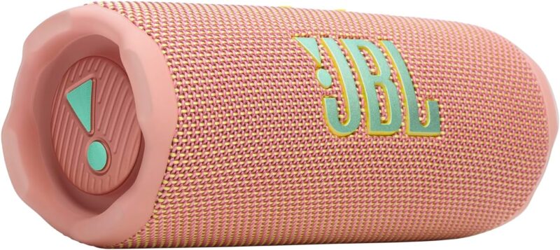 JBL Flip 7 - JBL Pro Sound with AI Sound Boost, up to 16 hours of playtime, multi-speaker connection via Auracast, and waterproof, dustproof, drop-proof design for all adventures – Pink. - Image 5