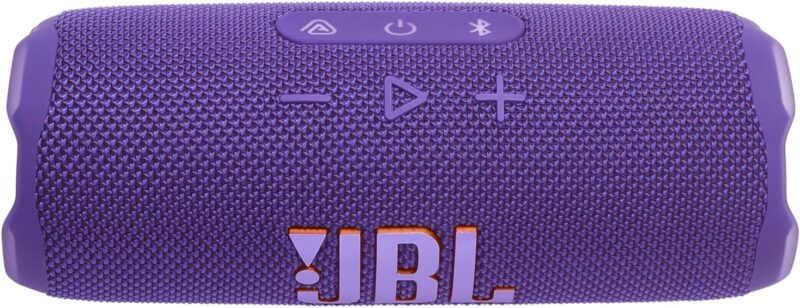JBL Flip 7 - JBL Pro Sound with AI Sound Boost, up to 16 hours of playtime, multi-speaker connection via Auracast, and waterproof, dustproof, drop-proof design for all adventures – Purple. - Image 5