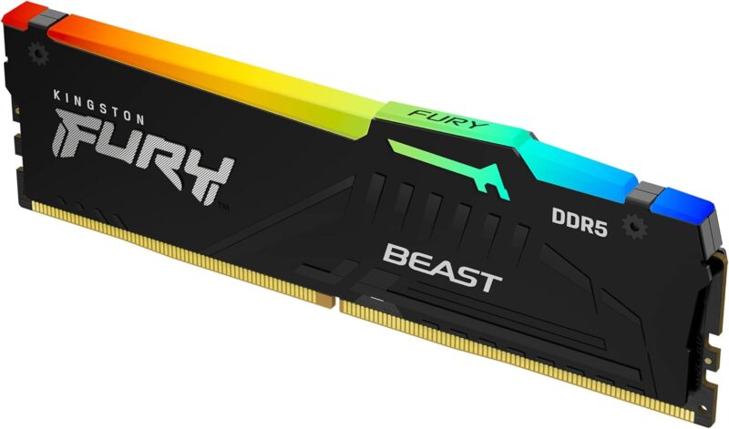 Kingston Fury Beast DDR5 RGB 32GB 5200MT/s DDR5 CL40 DIMM Desktop Gaming Memory Single Module - KF552C40BBA-32 - Image 2
