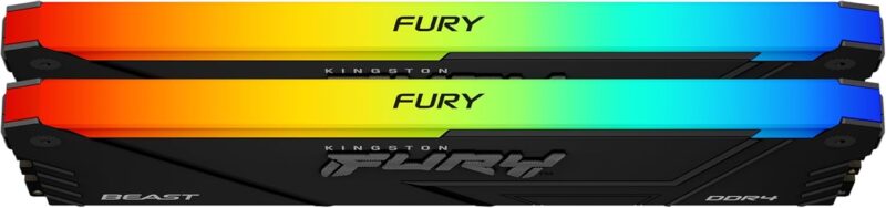 Kingston FURY Beast RGB 16GB 3200MT/s DDR4 CL16 DIMM (Kit of 2) Computer Memory KF432C16BB2AK2/16 - Image 2