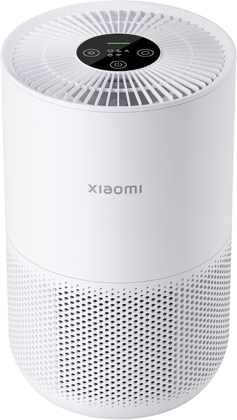 Xiaomi Smart Air Purifier 4 Compact EU works with Ok google、Alexa、Mi home APP Room size 48 m², white, AC-M18-SC