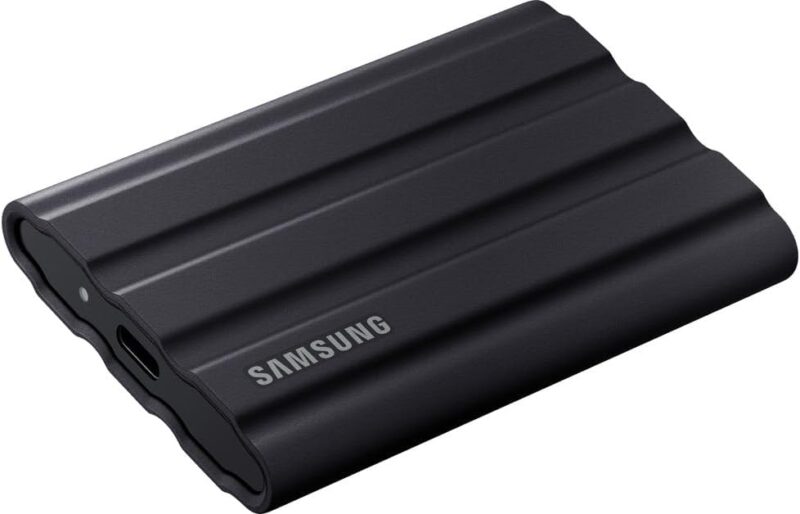 SAMSUNG T7 Shield Portable Solid State Drive USB 3.2 1TB, IP65 Water Resistant, External SSD Compatible with PC/Mac/Android/Gaming Consoles, MU-PE1T0S/WW