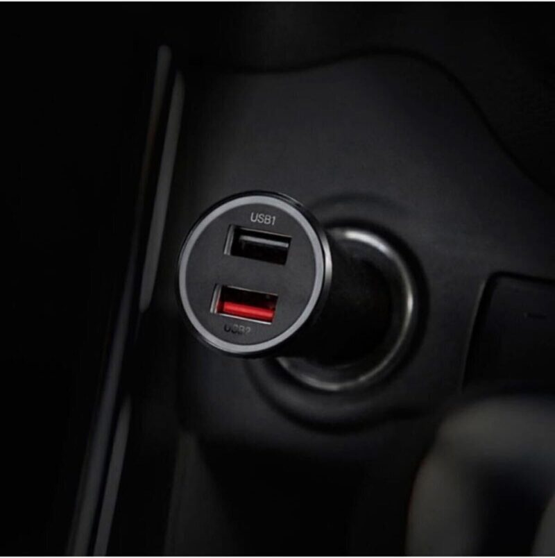 Xiaomi Mi 37W Dual Port USB Fast Car Charger Single Port With Flash Fast Charge 27W Minimum - Black - Image 5