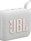 JBL GO 4 – Ultra-Portable Bluetooth Speaker with AURACAST, Powerful Sound, 15H Playtime & Sleek Design, JBLGO4WHT, White