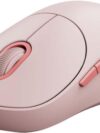 Xiaomi Wireless Mouse 3, Wireless PC Mouse with Bluetooth Connection, Optical Gaming Mouse in Pink, Ergonomic PC Mouse with Precise Sensor