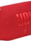 JBL Charge 6 - Portable waterproof and drop-proof Bluetooth speaker with built-in power bank, multi-speaker connection via Auracast, up to 28 hours playtime, fast charging, and powerful sound – Red.