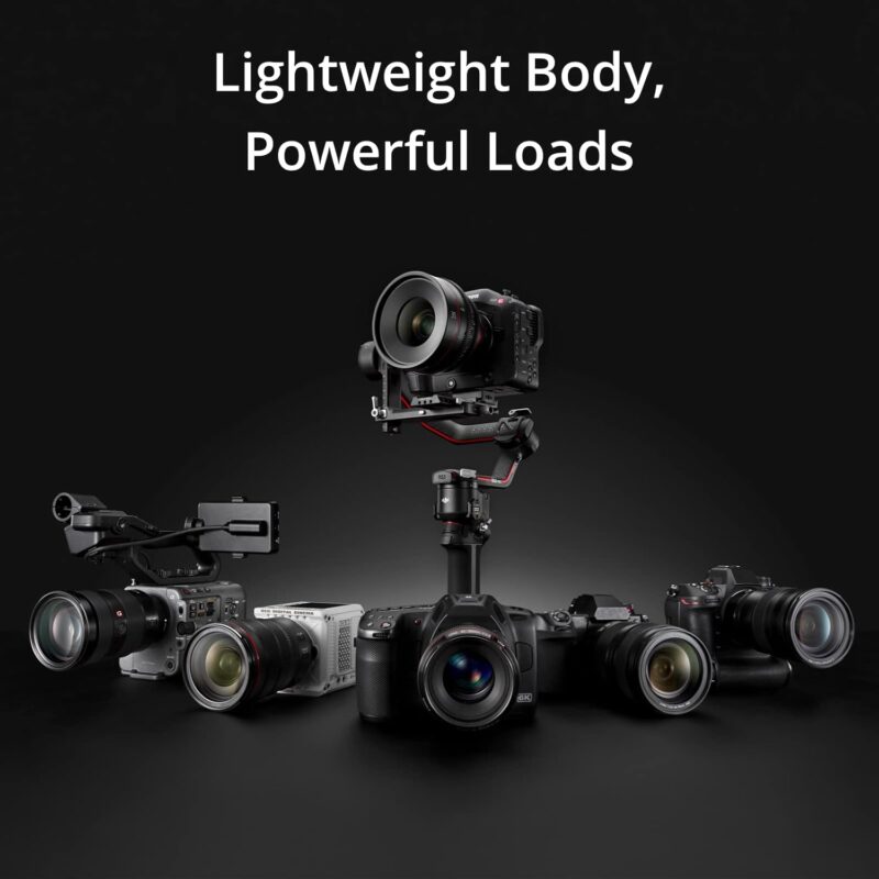 DJI RS 3 Pro Combo - 3-Axis Gimbal Stabilizer for DSLR and Cinema Cameras, Automated Axis Locks, Extended Carbon Fiber Axis Arms, O3 Pro Transmission - Image 4