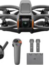 DJI Avata 2 Fly More Pack (3 Batteries), FPV Drone with 4K Camera, One Touch Stunts, Built-in Propeller Guard, Camera Drone with Goggles 3 and RC Motion 3