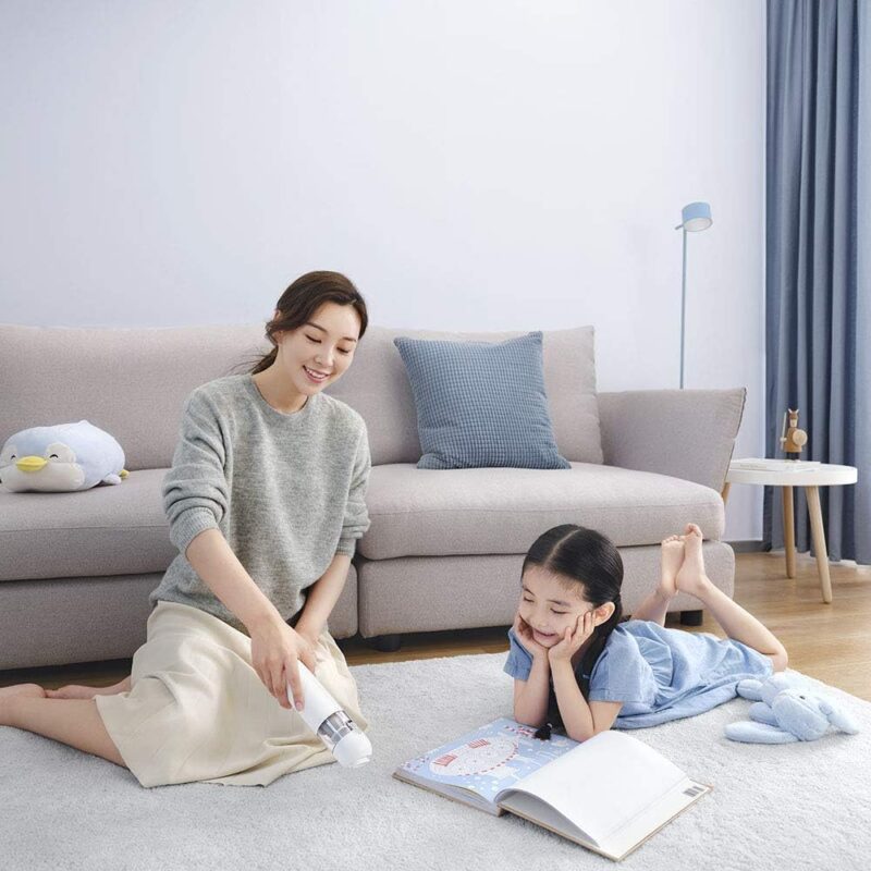 Xiaomi Mi Xiaomi Vacuum Cleaner Mini - Bhr4916Gl - Portable | Powerful | BrUShless Motor | One-Click DUSt Disposal - White"Min 1 year manufacturer warranty" - Image 2