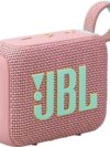 JBL GO 4 – Ultra-Portable Bluetooth Speaker with AURACAST, Powerful Sound, 15H Playtime & Sleek Design, JBLGO4PINK, PINK