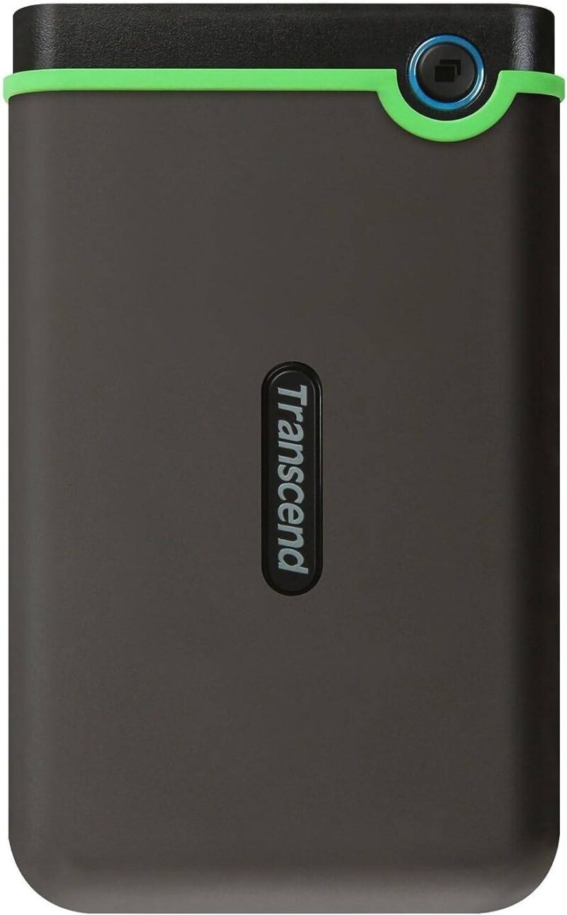Transcend TS1TSJ25M3S 1TB Storejet 25M3S rugged 2,5inches USB 3.1 Gen 1 interface Iron Gray, Green