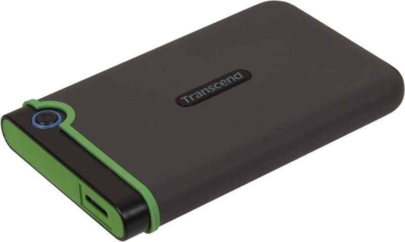 Transcend TS1TSJ25M3S 1TB Storejet 25M3S rugged 2,5inches USB 3.1 Gen 1 interface Iron Gray, Green - Image 2