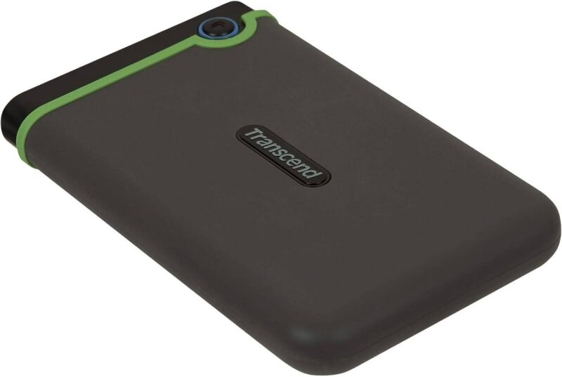 Transcend TS1TSJ25M3S 1TB Storejet 25M3S rugged 2,5inches USB 3.1 Gen 1 interface Iron Gray, Green - Image 3