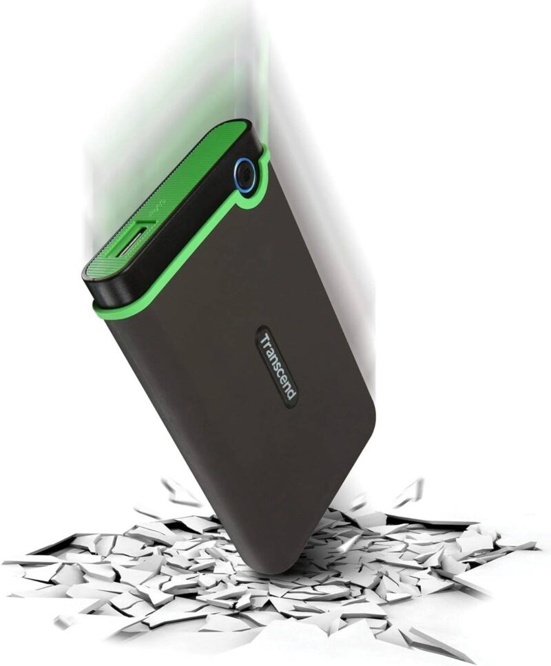 Transcend TS1TSJ25M3S 1TB Storejet 25M3S rugged 2,5inches USB 3.1 Gen 1 interface Iron Gray, Green - Image 7