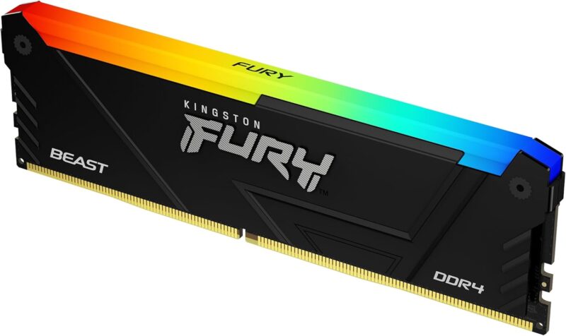 Kingston FURY Beast RGB 8GB 3600MT/s DDR4 CL17 DIMM Computer Memory KF436C17BB2A/8 - Image 2