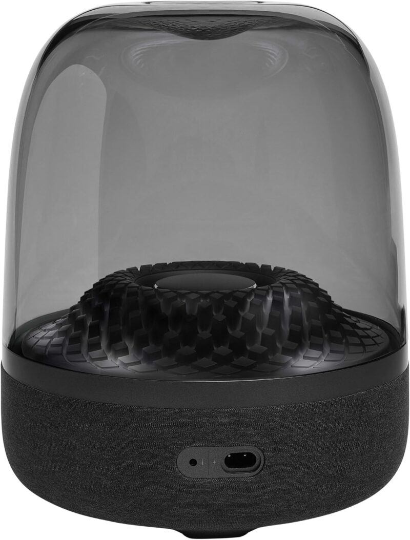 Harman Kardon Aura Studio 4 - Premium Bluetooth Home Speaker with Superior Sound, Diamond-Effect Lighting, and Eco-Friendly Design, HKAURAS4BLKUK, Black - Image 3