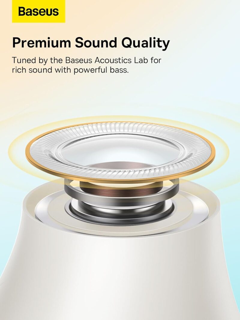 Baseus Bowie EZ10 True Wireless Earbuds, Mini In-Ear Wireless Headphones With Bluetooth 5.3, Smart Touch Control Wireless Earphone and Earpods, 25H Playtime With Type C Rapid Charging Case – White - Image 6