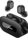 Baseus Bowie EZ10 True Wireless Earbuds, Mini In-Ear Wireless Headphones With Bluetooth 5.3, Smart Touch Control Wireless Earphone and Earpods, 25H Playtime With Type C Rapid Charging Case – Black