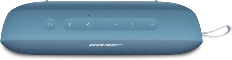 Bose New SoundLink Flex Portable Bluetooth Speaker (2nd Gen), Portable Outdoor Speaker with Hi-Fi Audio, Up to 12 Hours Battery Life, Waterproof and Dustproof, Blue Dusk