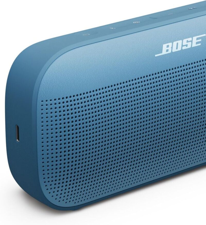 Bose New SoundLink Flex Portable Bluetooth Speaker (2nd Gen), Portable Outdoor Speaker with Hi-Fi Audio, Up to 12 Hours Battery Life, Waterproof and Dustproof, Blue Dusk - Image 4