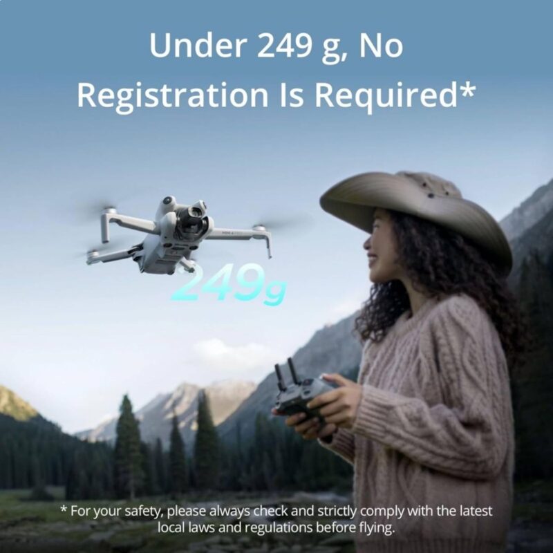 DJI Mini 4 Pro Fly More Combo Plus (DJI RC 2), Folding Mini-Drone 4K HDR Camera, 2 Extra Intelligent Batteries Plus for 45-Min Flight Time - Image 2