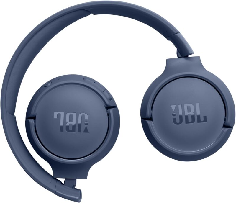 JBL Tune 520BT Wireless On-Ear Headphones, Pure Bass Sound, 57H Battery with Speed Charge, Hands-Free Call + Voice Aware, Multi-Point Connection, Lightweight and Foldable - Blue, JBLT520BTBLUEU - Image 6