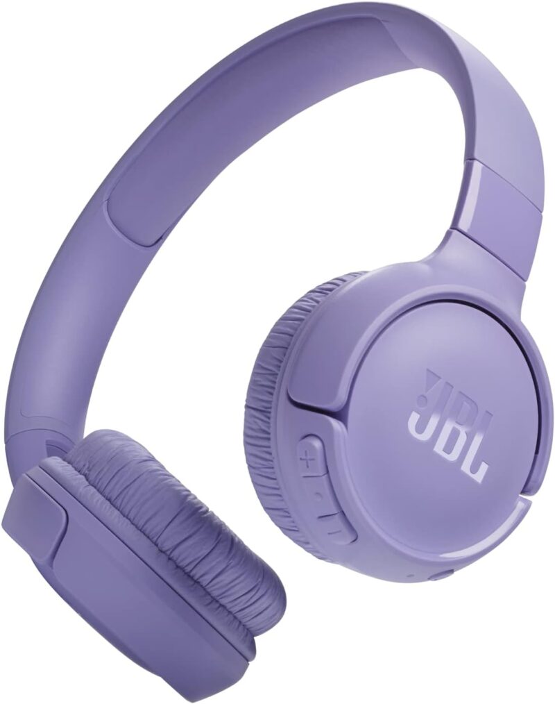 JBL Tune 520BT Wireless On-Ear Headphones, Pure Bass Sound, 57H Battery with Speed Charge, Hands-Free Call + Voice Aware, Multi-Point Connection, Lightweight and Foldable - Purple, JBLT520BTPUREU - Image 9