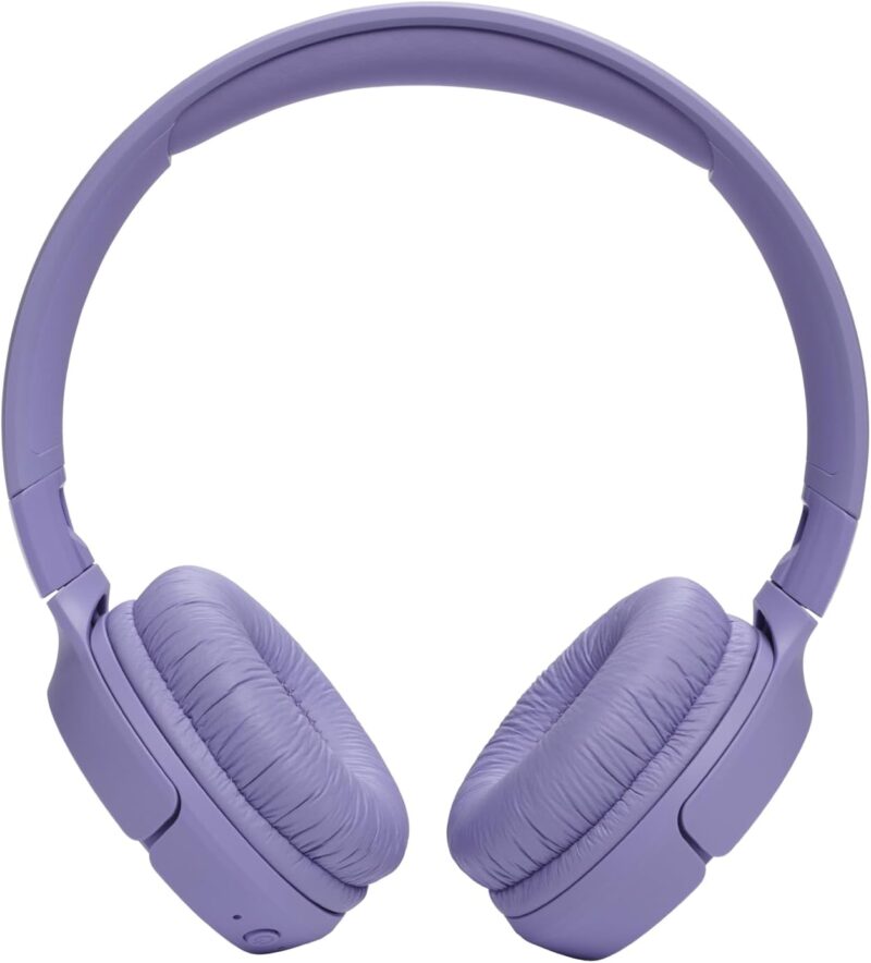 JBL Tune 520BT Wireless On-Ear Headphones, Pure Bass Sound, 57H Battery with Speed Charge, Hands-Free Call + Voice Aware, Multi-Point Connection, Lightweight and Foldable - Purple, JBLT520BTPUREU - Image 8