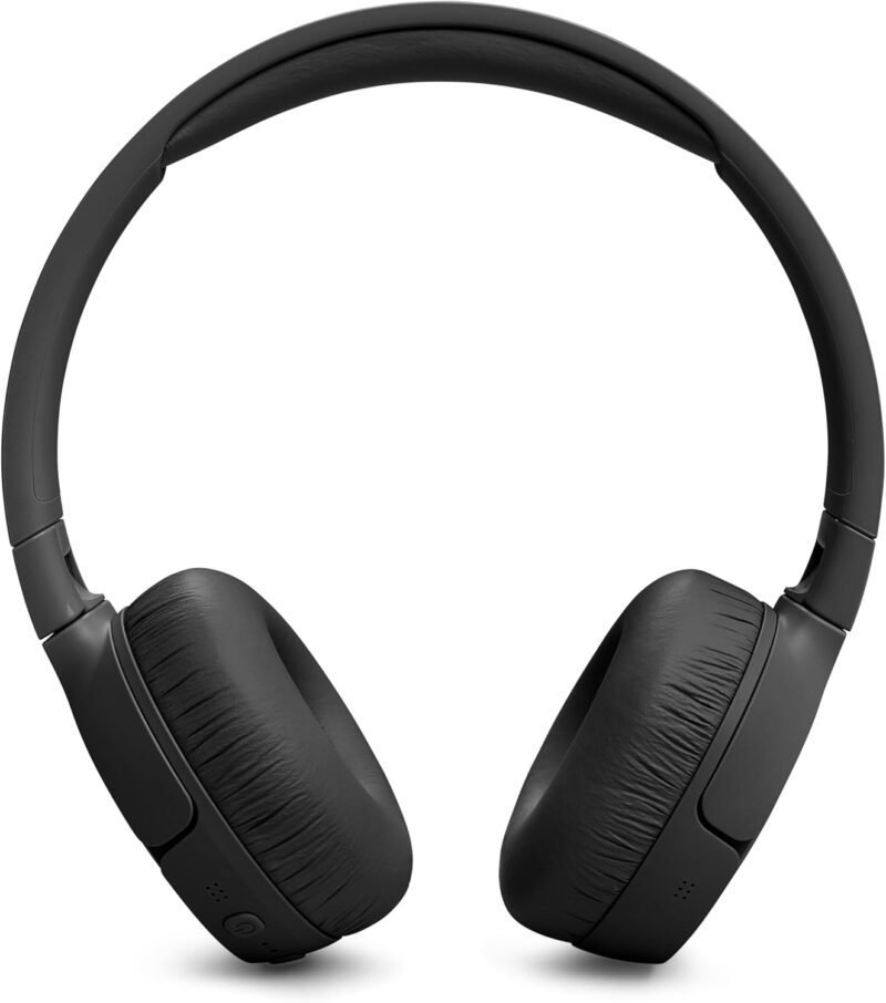 JBL Tune 670NC Adaptive Noise Cancelling Wireless On-Ear Headphones, Pure Bass, Smart Ambient, Bluetooth 5.3 + LE Audio, Hands-Free Call, 70H Battery, Multi-Point Connection - Black - Image 2