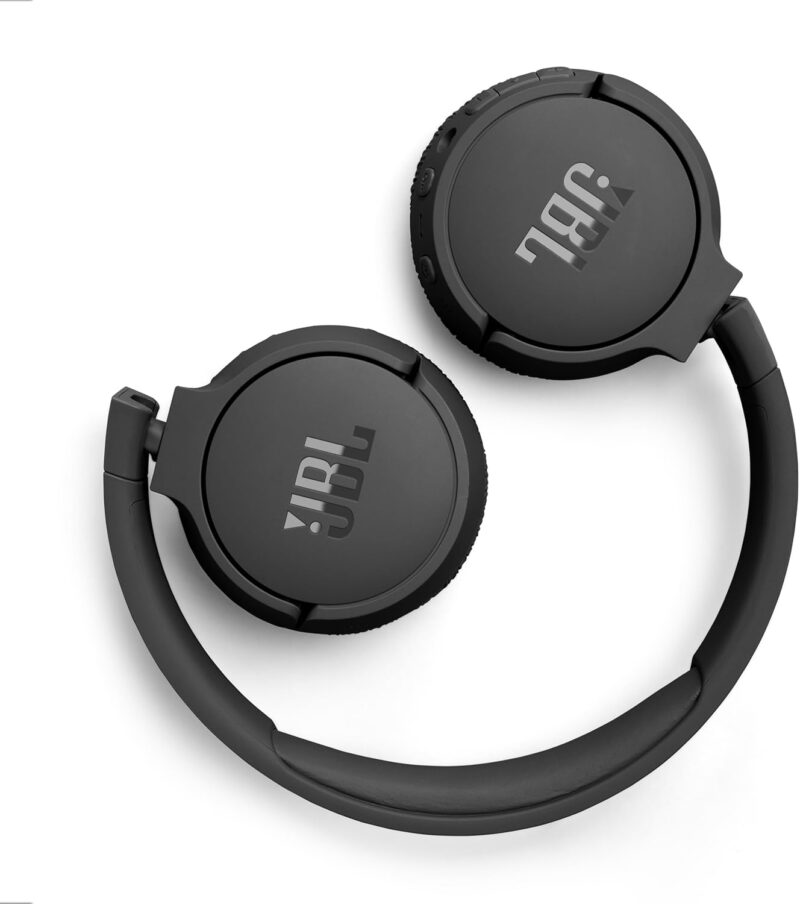 JBL Tune 670NC Adaptive Noise Cancelling Wireless On-Ear Headphones, Pure Bass, Smart Ambient, Bluetooth 5.3 + LE Audio, Hands-Free Call, 70H Battery, Multi-Point Connection - Black - Image 6