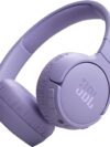 JBL Tune 670NC Adaptive Noise Cancelling Wireless On-Ear Headphones, Pure Bass, Smart Ambient, Bluetooth 5.3 + LE Audio, Hands-Free Call, 70H Battery, Multi-Point Connection - Purple