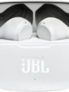 JBL Wave200 True Wireless Earbud Headphones, Deep Powerful Bass, 20H Battery, Dual Connect, Hand-Free Call, Voice Assistant, Comfortable Fit, IPX2 Sweatproof, Pocket Friendly - White, JBLW200TWSWHT