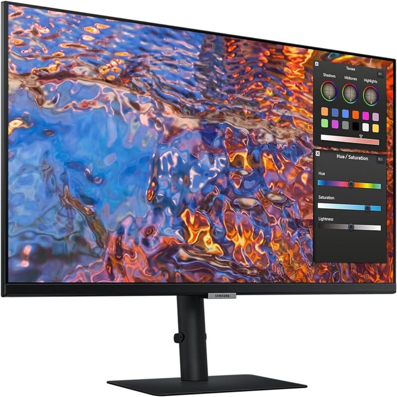 Samsung ViewFinity S8 27" UHD (3,840 x 2,160) monitor with IPS panel, 60Hz refresh rate and 5ms response time, USB type-C, Charging Power 90W, TUV certified Eye Care - UAE Version - LS27B800PXMXUE - Image 4