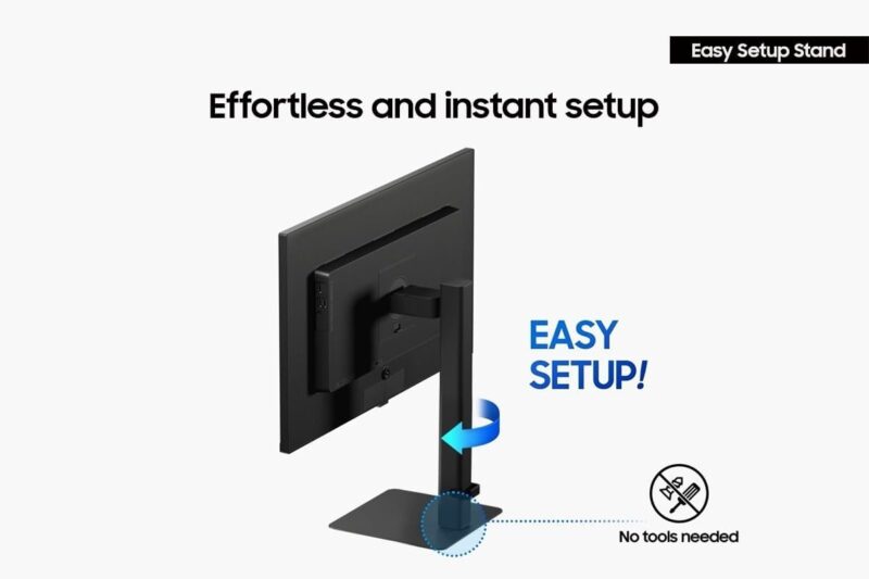 Samsung 27" ViewFinity S7 4K Monitor, UHD resolution, 60 Hz Refresh Rate, 5ms Response Time, HDR10, Easy Setup Stand - LS27D706EAMXUE - Image 7