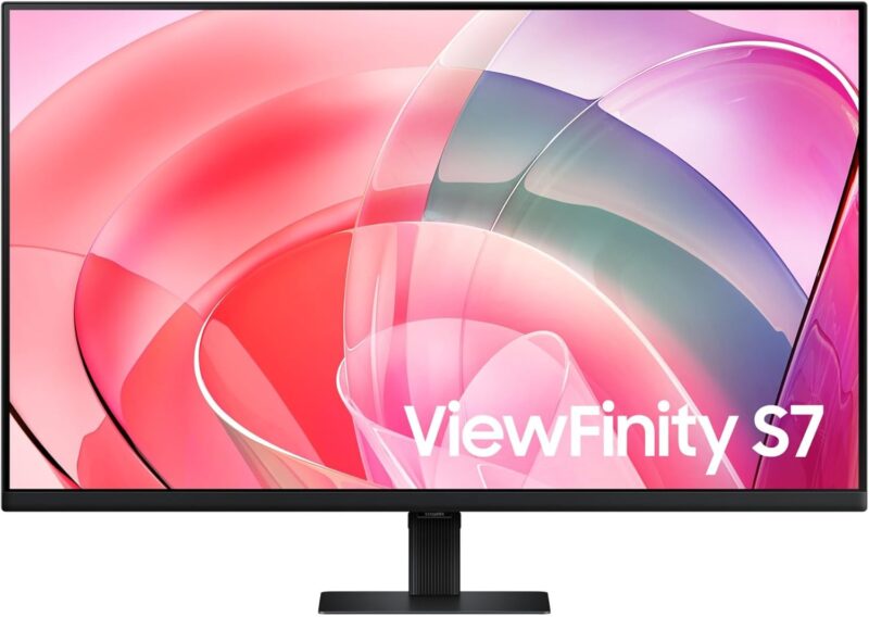 Samsung 32" ViewFinity S7 4K Monitor, UHD resolution, 60 Hz Refresh Rate, 5ms Response Time, HDR10, Easy Setup Stand - LS32D706EAMXUE