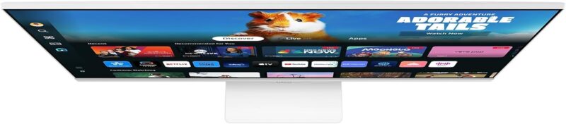 Samsung M5 2024 Smart Monitor 32" VA FHD (1,920 x 1,080) M50D Smart Screen With Speaker,HDMI,Wifi,Bluetooth, White|LS32DM501EMXUE - Image 4
