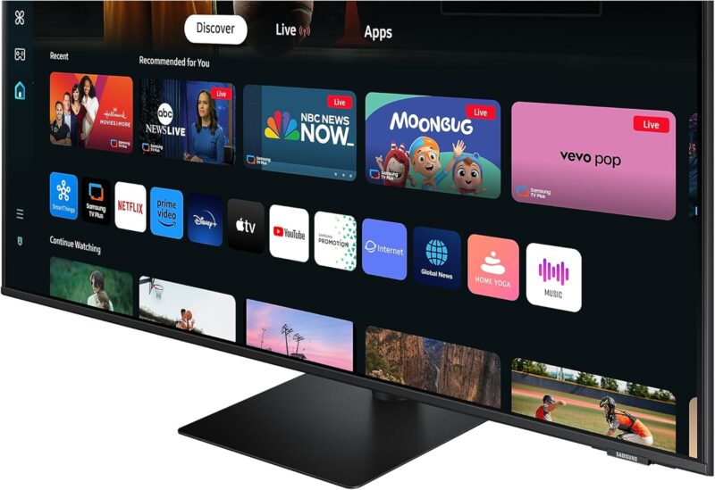 Samsung M7 2024 Smart Monitor 32" VA 4K UHD M70D Smart Screen With Speaker,HDMI,USB-C,USB Hub,WiFi, Black|LS32DM702UMXUE - Image 7