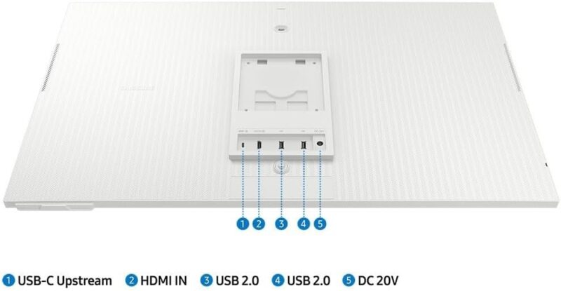 Samsung M8 2024 Smart Monitor, 32 inch, Wifi, Bluetooth, Speaker, 4K, White (3,840 x 2,160)|LS32DM801UMXUE - Image 7