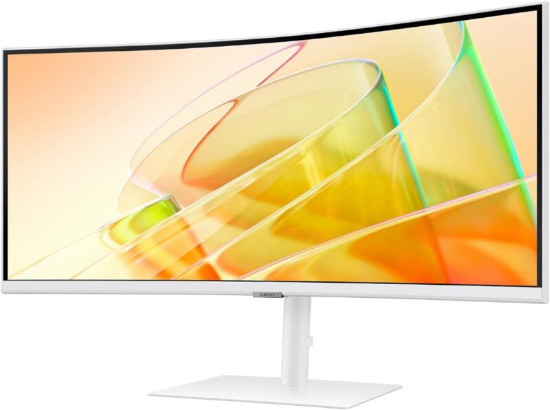 Samsung 34" ViewFinity S6 S65TC Ultra-Wide Monitor (LS34C650TAMXUE) – QHD, Curved,