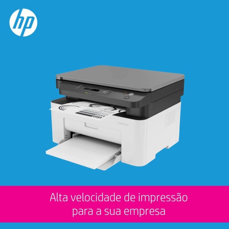 HP Laser MFP 135w - Wireless, Standard ADF - 40 Sheets, Print Speed up to 20 ppm, HP Smart App, White - Image 3